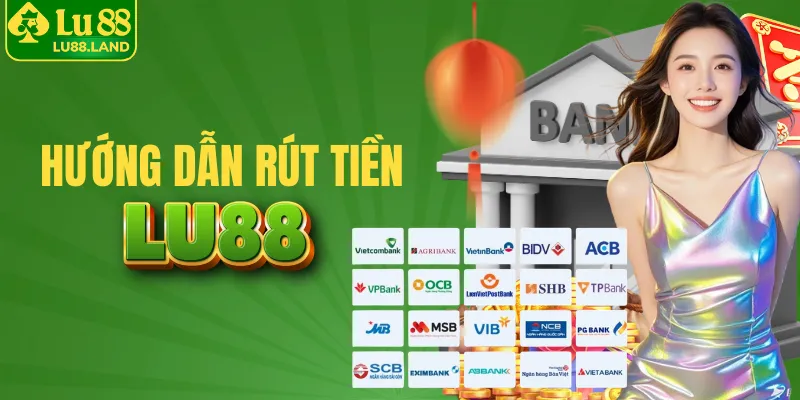 Rút tiền LU88 về ngân hàng chuẩn 3 bước